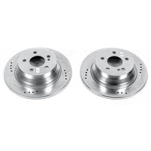 画像をギャラリービューアに読み込む, Power Stop 14-16 Mercedes-Benz E250 Rear Evolution Drilled &amp; Slotted Rotors - Pair