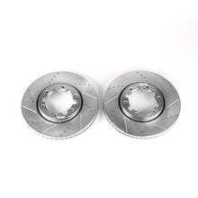 画像をギャラリービューアに読み込む, Power Stop 06-09 Nissan Patrol (Middle East Market) Front/Rear Drilled &amp; Slotted Rotor (Pair)