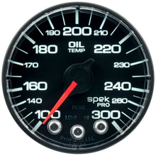 画像をギャラリービューアに読み込む, Autometer Spek-Pro 52.4mm 100-300 F Deg Digital Stepper Motor Oil Temp Gauge
