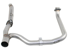 画像をギャラリービューアに読み込む, aFe Power Twisted Steel Loop Delete D/P &amp; Y-Pipe SS 2in/2.5in 12-14 Jeep Wrangler (JK) V6 3.6L