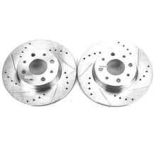 画像をギャラリービューアに読み込む, Power Stop 13-18 Fiat 500 Rear Evolution Drilled &amp; Slotted Rotors - Pair