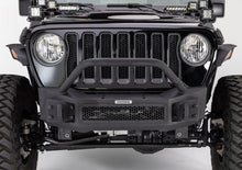 画像をギャラリービューアに読み込む, Go Rhino 07-20 Jeep Wrangler JL/JLU/JK/JKU/Gladiator JT Rockline Front Stubby Bumper w/ Overrider