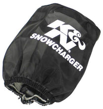 画像をギャラリービューアに読み込む, K&amp;N Filter Wrap Drycharger Oval Tapered Black - 3.75in Base I/S Width x 3in Top I/S Width x 4in H