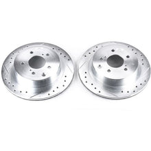 画像をギャラリービューアに読み込む, Power Stop 89-96 Nissan 300ZX Rear Evolution Drilled &amp; Slotted Rotors - Pair