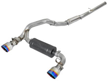 画像をギャラリービューアに読み込む, aFe Takeda 3in 304 SS Cat-Back Exhaust System w/ Blue Flame Tip 16-18 Ford Focus RS I4-2.3L (t)