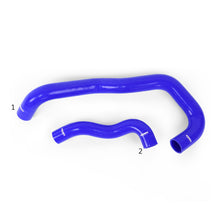 画像をギャラリービューアに読み込む, Mishimoto 05-07 Ford 6.0L Powerstroke Coolant Hose Kit (Twin I-Beam Chassis) (Blue)