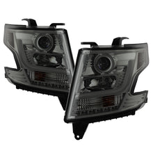画像をギャラリービューアに読み込む, Spyder Chevy Tahoe / Suburban 2015 -2016 Projector Headlights - DRL LED - Smoke PRO-YD-CTA15-DRL-SM