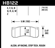 画像をギャラリービューアに読み込む, Hawk StopTech ST-60 Caliper HPS Street Brake Pads