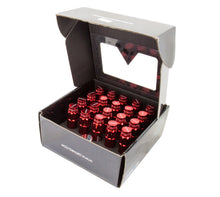 画像をギャラリービューアに読み込む, NRG 700 Series M12 X 1.25 Steel Lug Nut w/Dust Cap Cover Set 21 Pc w/Locks &amp; Lock Socket - Red