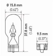 画像をギャラリービューアに読み込む, Hella Bulb 921 12V 16W W2.1X9.5d T5