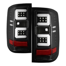 画像をギャラリービューアに読み込む, Spyder Chevy 1500 14-16 Light Bar LED Tail Lights All Blk ALT-YD-CS14-LBLED-BKV2