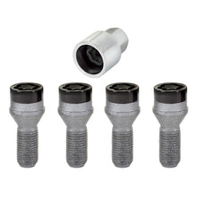 画像をギャラリービューアに読み込む, McGard Wheel Lock Bolt Set - 4pk. (Cone Seat) M14X1.25 / 17mm Hex / 27.3mm Shank Length - Black