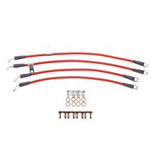 画像をギャラリービューアに読み込む, Power Stop 10-16 Hyundai Genesis Coupe Front &amp; Rear SS Braided Brake Hose Kit