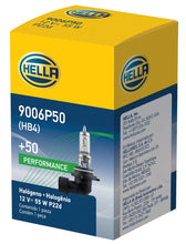 画像をギャラリービューアに読み込む, Hella Bulb 9006 12V 55W P22D T4 +50 (2)