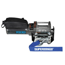 画像をギャラリービューアに読み込む, Superwinch 1,500 lbs. 1.1 HP 120V AC 1/8 In x 35ft. Wire Rope - Gray Wrinkle