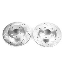画像をギャラリービューアに読み込む, Power Stop 13-14 Acura ILX Front Evolution Drilled &amp; Slotted Rotors - Pair