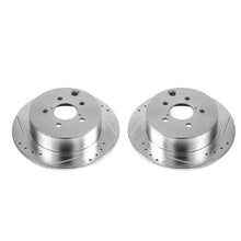 画像をギャラリービューアに読み込む, Power Stop 16-19 Subaru Crosstrek Rear Evolution Drilled &amp; Slotted Rotors - Pair