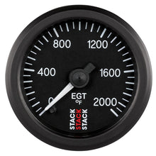 画像をギャラリービューアに読み込む, Autometer Stack 52mm 0-2000 Deg F Pro Stepper Motor Exhaust Gas Temp Gauge - Black