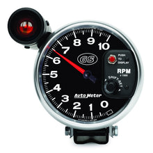 画像をギャラリービューアに読み込む, AutoMeter Gauge Tachometer 5in. 10K RPM Pedestal W/ Ext. Shift-Lite Gs
