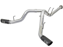画像をギャラリービューアに読み込む, aFe ATLAS 4in DPF-Back Alum Steel Exhaust System w/Black Tip 2017 Ford Diesel Trucks V8-6.7L (td)