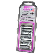 画像をギャラリービューアに読み込む, McGard SplineDrive Lug Nut (Cone Seat) M14X1.5 / 1.648in. Length (4-Pack) - Chrome (Req. Tool)