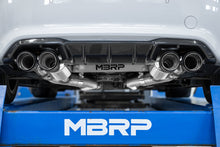 画像をギャラリービューアに読み込む, MBRP 18-22 BMW M2 Competition 3.0L T304 SS 3in Resonator-Back Exhaust Quad Rear w/ Carbon Fiber Tips
