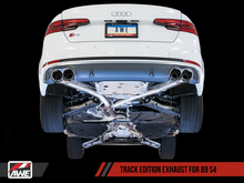 画像をギャラリービューアに読み込む, AWE Tuning Audi B9 S4 Track Edition Exhaust - Non-Resonated (Silver 102mm Tips)