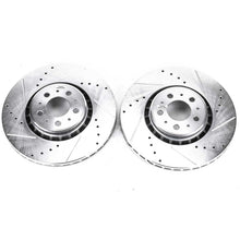 画像をギャラリービューアに読み込む, Power Stop 03-14 Volvo XC90 Front Evolution Drilled &amp; Slotted Rotors - Pair