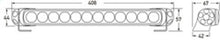 画像をギャラリービューアに読み込む, Hella Led Light Bar 350 / 14in Driving Beam - Clear