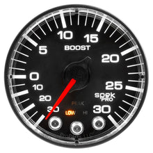 画像をギャラリービューアに読み込む, Autometer Spek-Pro 52.4mm 30inHG-30PSI Digital Stepper Motor Vac/Boost Gauge
