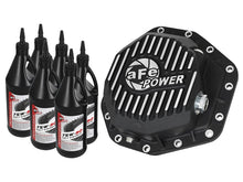 画像をギャラリービューアに読み込む, aFe Power Pro Series Rear Diff Cover Black w/Machined Fins 17-19 Ford Diesel Trucks V8-6.7L w/ Oil