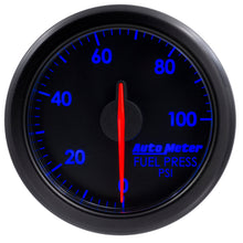 画像をギャラリービューアに読み込む, Autometer Airdrive 2-1/6in Fuel Pressure Gauge 0-100 PSI - Black