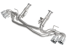 画像をギャラリービューアに読み込む, aFe MACH Force-Xp 3in to 2-1/2in 304SS Cat-Back (No Muff.) 2020 Chevy Corvette 6.2L- Polished Tip