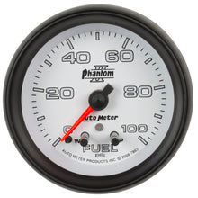 画像をギャラリービューアに読み込む, AutoMeter Gauge Fuel Press 2-5/8in. 100PSI Stepper Motor W/ Peak &amp; Warn Phantom II