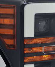 画像をギャラリービューアに読み込む, AlphaRex 17-19 Ford F-250 SD PRO-Series Proj Headlight Plnk Style Matte Blk w/Activ Light/Seq Signal