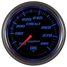 画像をギャラリービューアに読み込む, Autometer Cobalt 66.7mm 140-280 Degree F Mechanical Oil Temperature Gauge