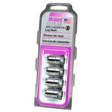 画像をギャラリービューアに読み込む, McGard SplineDrive Lug Nut (Cone Seat) M12X1.25 / 1.24in. Length (4-Pack) - Chrome (Req. Tool)