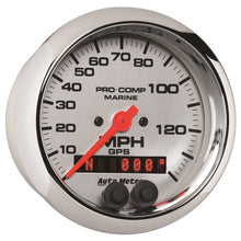 画像をギャラリービューアに読み込む, Autometer Marine Chrome 3-3/8in 140MPH GPS Speedometer Gauge
