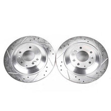 画像をギャラリービューアに読み込む, Power Stop 06-07 Mazda 6 Rear Evolution Drilled &amp; Slotted Rotors - Pair