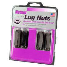 画像をギャラリービューアに読み込む, McGard Hex Lug Nut (Cone Seat) M14X2.0 / 13/16 Hex / 2.25in. Length (4-Pack) - Black