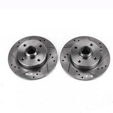 画像をギャラリービューアに読み込む, Power Stop 99-02 Volkswagen Cabrio Rear Evolution Drilled &amp; Slotted Rotors - Pair