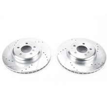 画像をギャラリービューアに読み込む, Power Stop 16-18 BMW 320i xDrive Rear Evolution Drilled &amp; Slotted Rotors - Pair