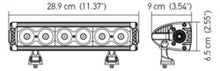 画像をギャラリービューアに読み込む, Hella Value Fit Design 11in - 60W LED Light Bar - Combo Beam
