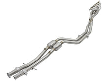 画像をギャラリービューアに読み込む, aFe Twisted Steel Long Tube Headers w/ Mid Pipes (Catted) 96-99 BMW M3 L6-3.2L S52