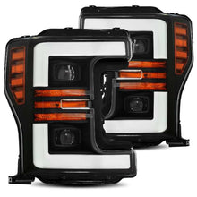 画像をギャラリービューアに読み込む, AlphaRex 17-19 Ford F-250 SD PRO-Series Proj Headlight Plnk Style Matte Blk w/Activ Light/Seq Signal