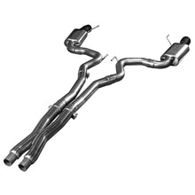 画像をギャラリービューアに読み込む, Kooks 15+ Mustang 5.0L 4V Convertible 3in Cat-Back w/ X-Pipe 4in Slash Cut Black Tips Exhaust