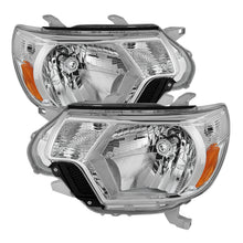 画像をギャラリービューアに読み込む, xTune Toyota Tacoma 2012-2015 OEM Style Headlights Chrome HD-JH-TTA12-AM-C