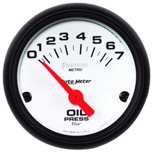 画像をギャラリービューアに読み込む, Autometer Phantom 2-1/16in 0-7 BAR Electric Oil Pressure Gauge