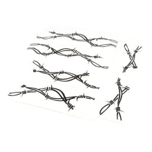 画像をギャラリービューアに読み込む, Rugged Ridge Side Decals Pair Barbed Wire 07-18 Jeep Wrangler