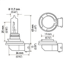 画像をギャラリービューアに読み込む, Hella Optilux H9 12V/100W XB Xenon White Bulb (pair)